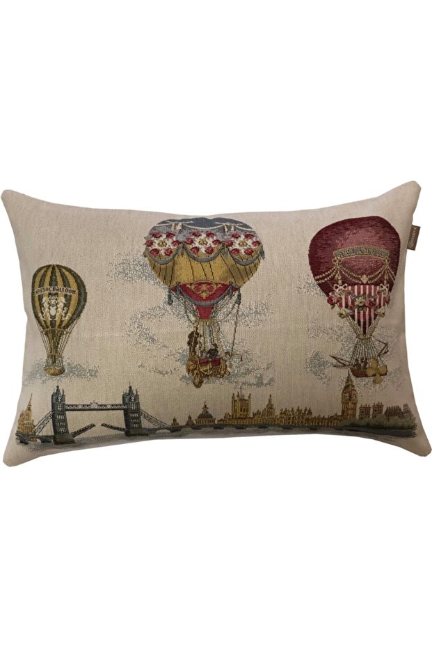 Believ Baloons Tapestry Throw Pillow 35*55 cm