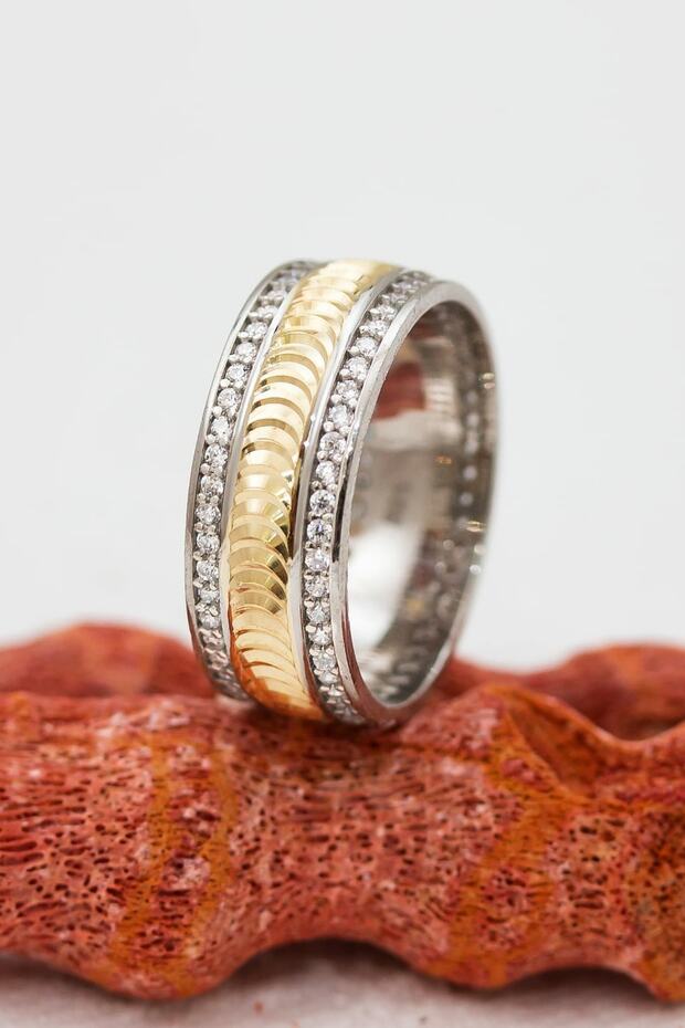 Gümüş Alyans Sıralı Dairecik - 1