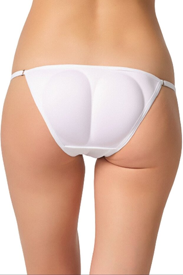 Women's White Pop Up Plump Slip Panties