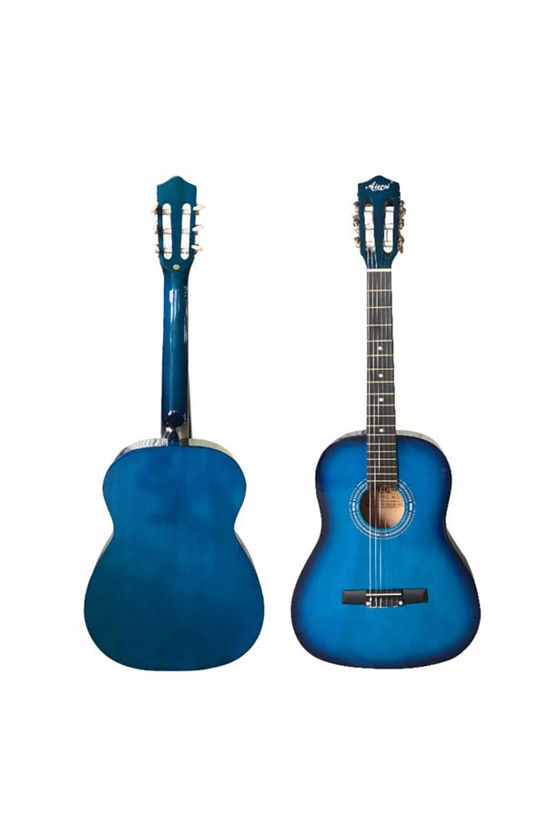 4/4 Öğrenci Mavi? Klasik Gitar - Sap Ayarlı Tam Set (HEDİ?YELİ?Dİ?R) - 1