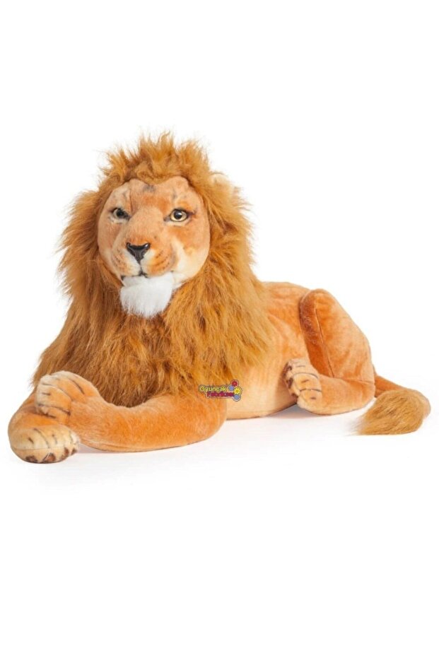 Halley Toy Realistic Lying Toy Plush Lion 110 Cm