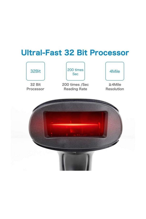 Yeni Süper 2d Eczane Karekod Barkod Okuyucu Tüm Zeminleri Okuyor Nt F-16 Usb - 3