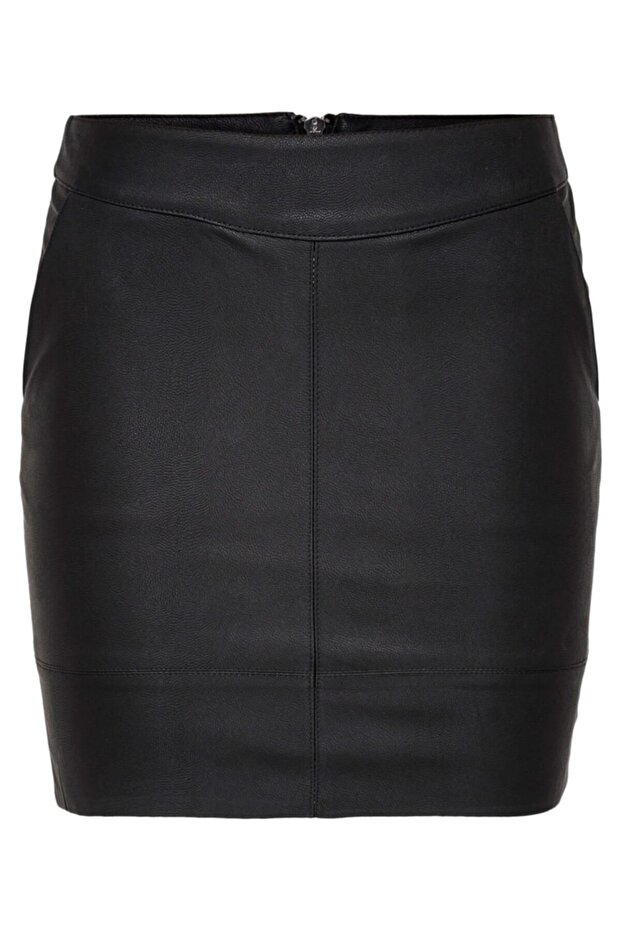 Women's Base Faux Leather Skirt 15164809 Otw Noos