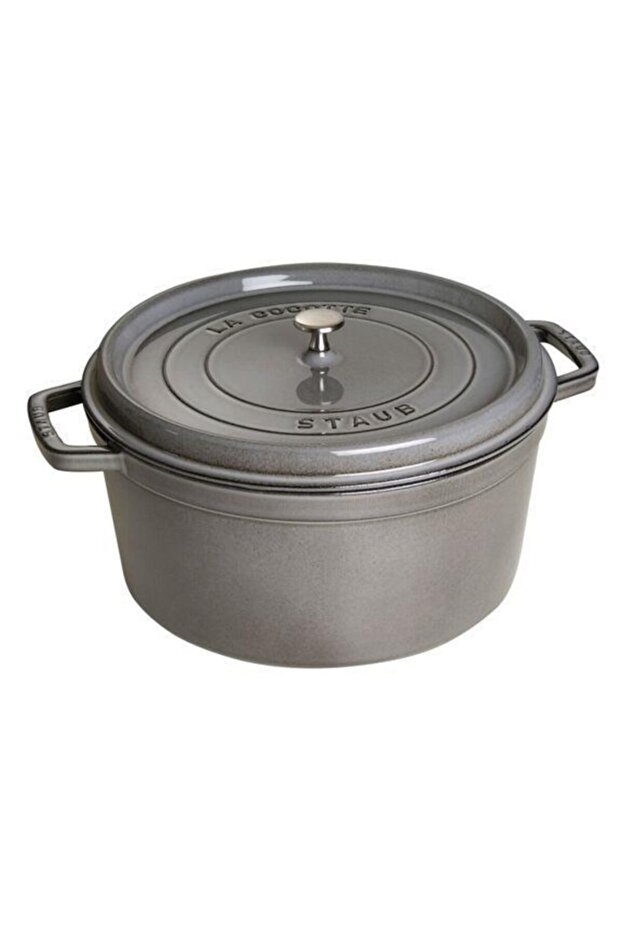 405098620 La Cocotte 30 Cm Gray Cast Pot