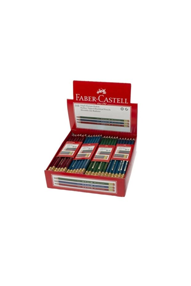 Faber-castell Pencil with Cornered Eraser5244212000 (144 Piece Box)