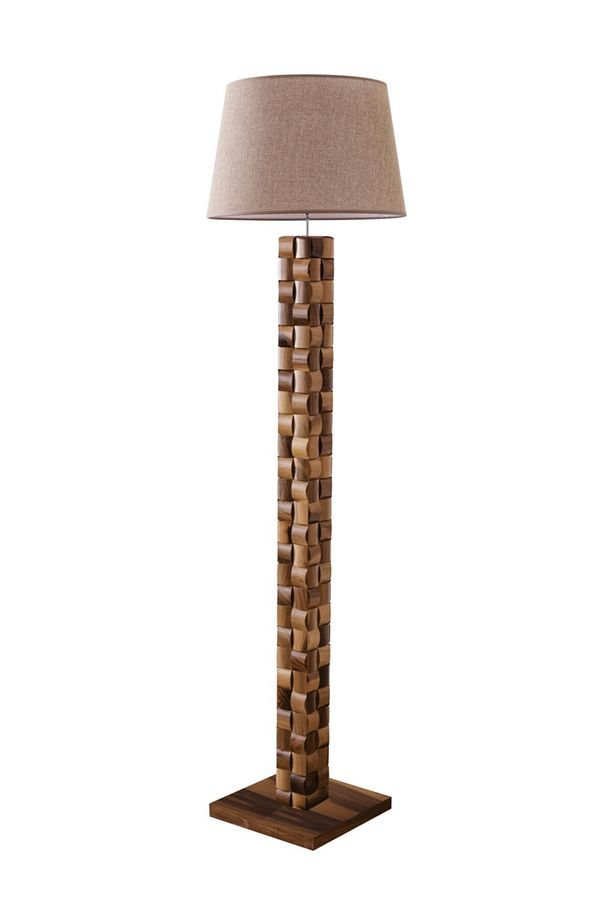 ml 322 Ahşap Taşlı Mdf Lambader - 1