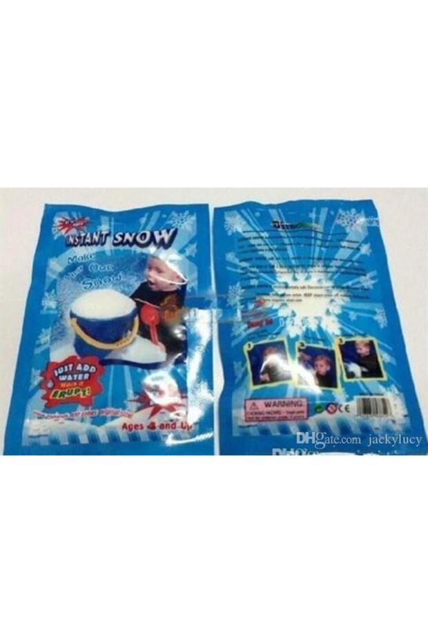 Kar Tozu - Yapay Kar - Bilim Deney Oyunu - Instant Snow - 2
