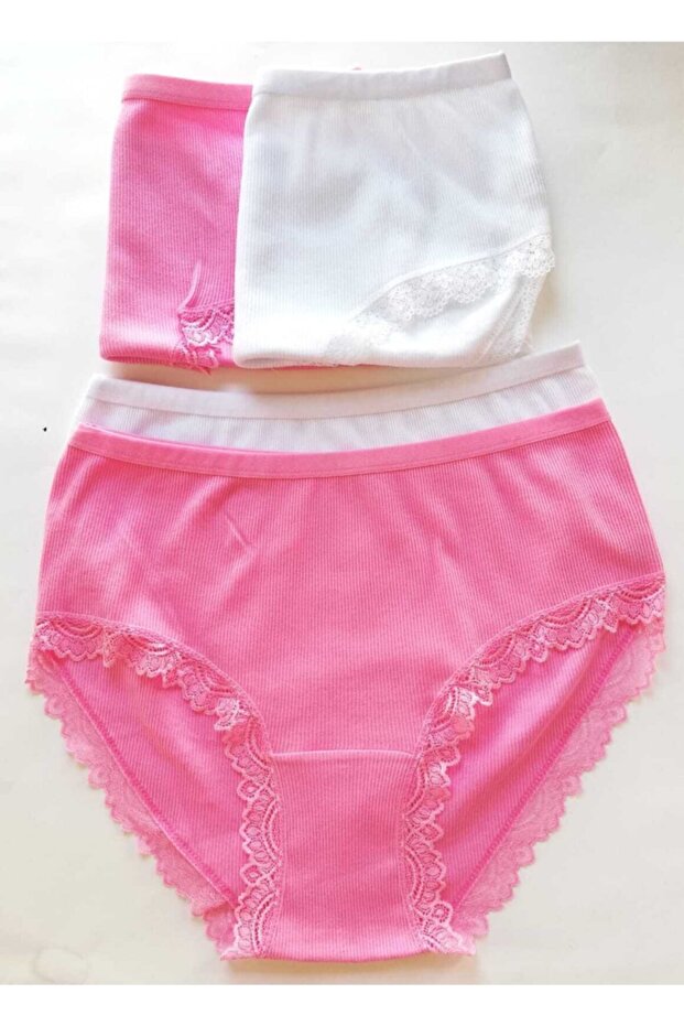 4 Pieces Women's Cotton High Waist Camisole Bato Panties