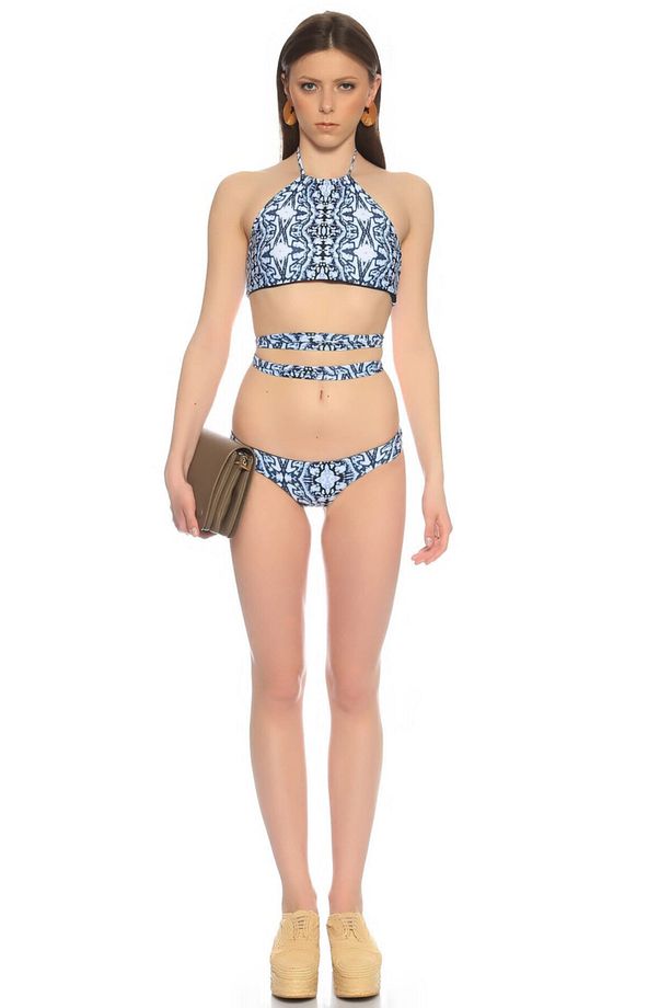Lacivert Bikini Üstü - 2