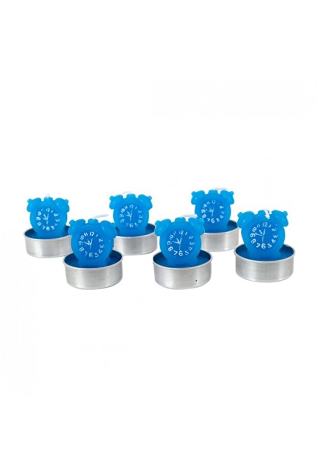 6'lı Saat Tealight Mum