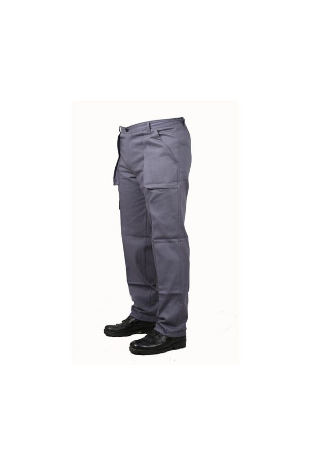 Kargo Cepli Iş Pantolonu Gri - 3
