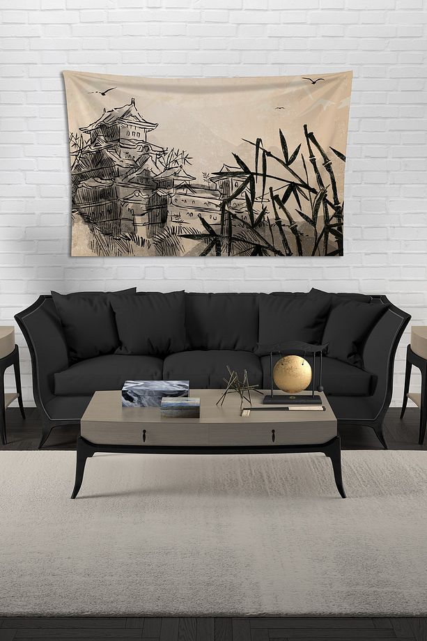Mistik Duvar Örtüsü Halısı 150 X 100 Cm - 1