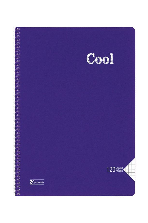 Cool A4 120 Yaprak Kareli Pp Kapak Spiralli Defter (321652-99) - 4