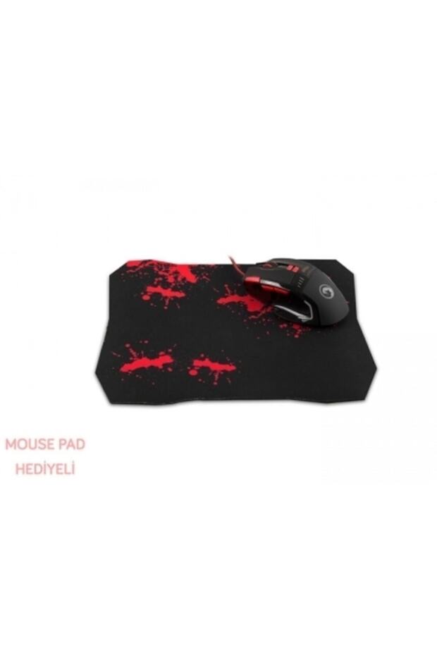 Sgm-x10 Usb Siyah Gaming Mouse Pad Ve Oyuncu Mouse - 2