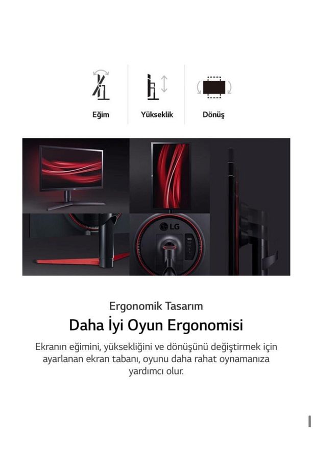 24GL650-B 23.6" 144Hz 1ms (HDMI+Display) Freesync Monitör - 6