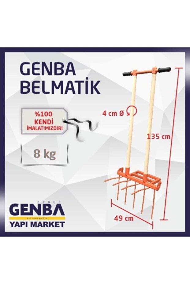 Belmatik Çapa Aleti 5 Dişli - 1