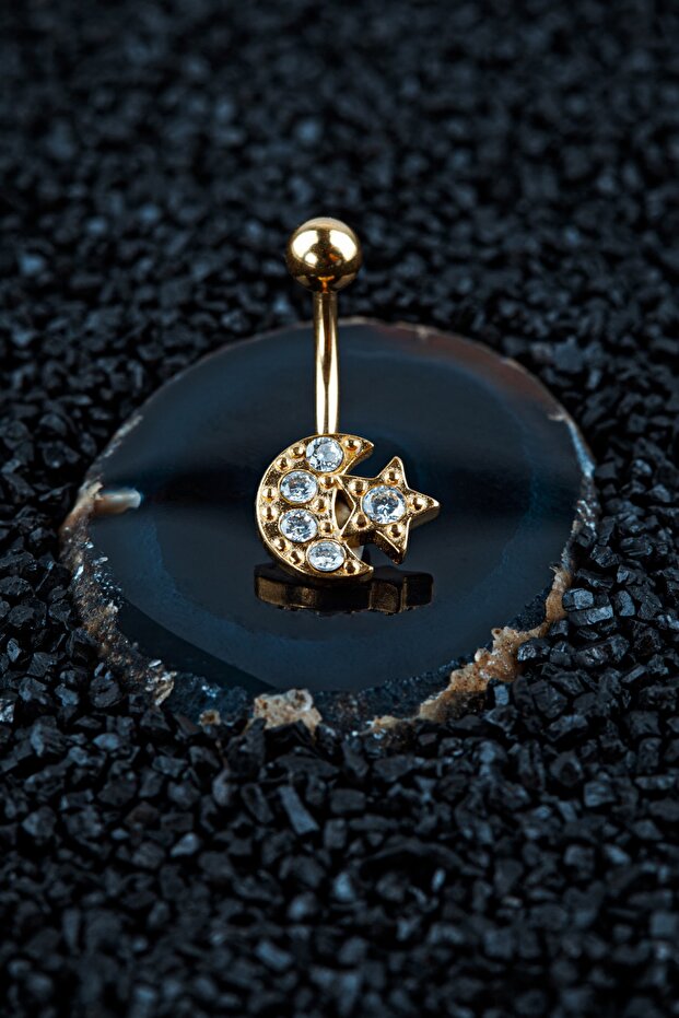 Cerrahi Çelik Göbek Piercing - 1