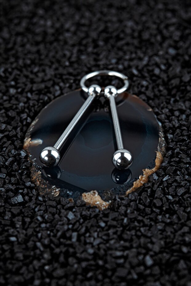 Cerrahi Çelik Köprü Piercing - 1