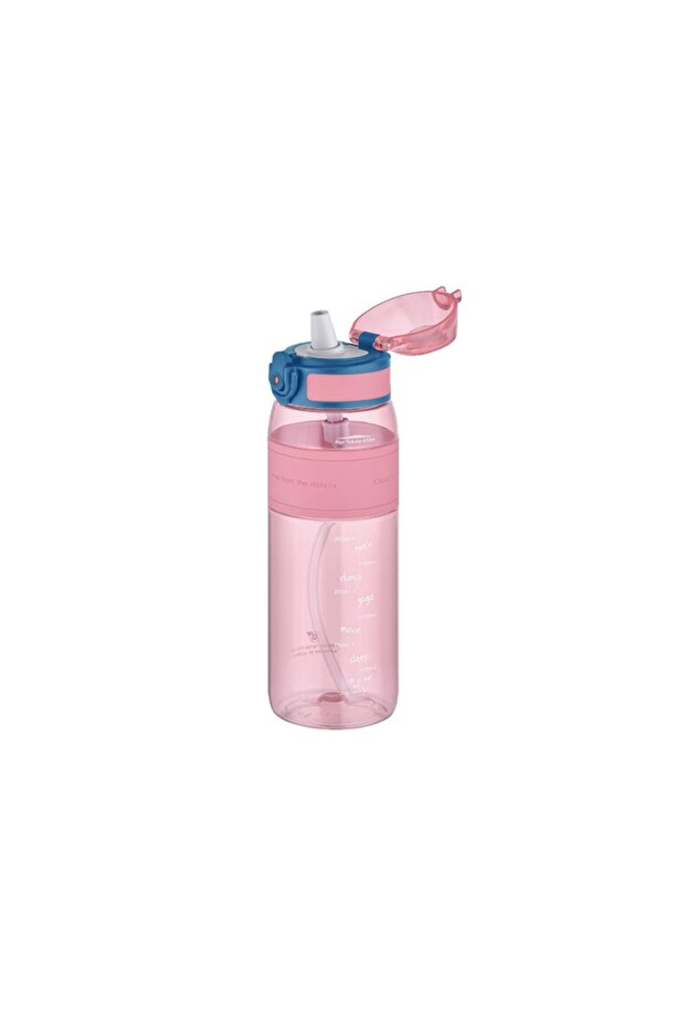 4106 600ml Flask with Straw Pink