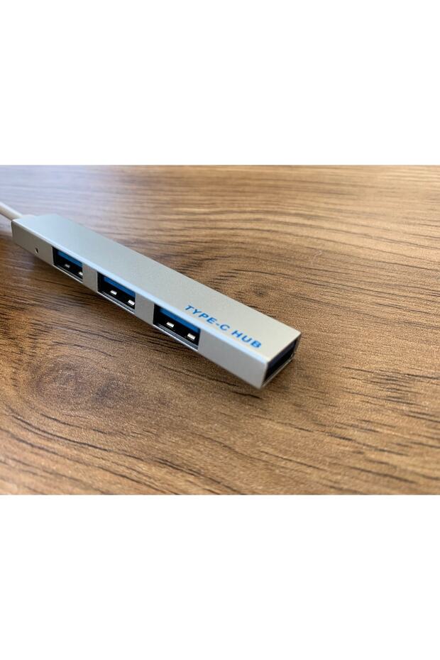 Type-c To 4 Port Usb 3.0 - 4 Port Usb 3.0 Hub Otg Çoğaltıcı Çoklayıcı Adaptörü Yeni Model - 2