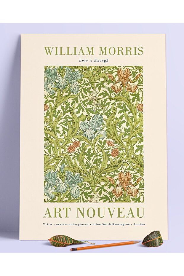 William Morris Duvar Posteri Dev Boy 45x30 Cm - 1