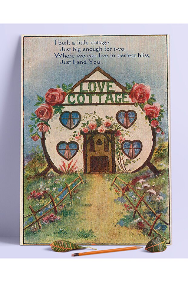 Cottage Duvar Posteri Dev Boy 45x30 Cm - 1