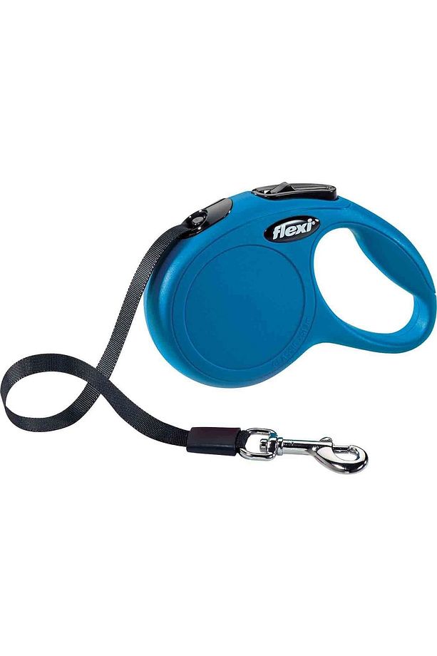 New Classic Mavi Otomatik Şerit Köpek Gezdirme Tasması Xs - 1