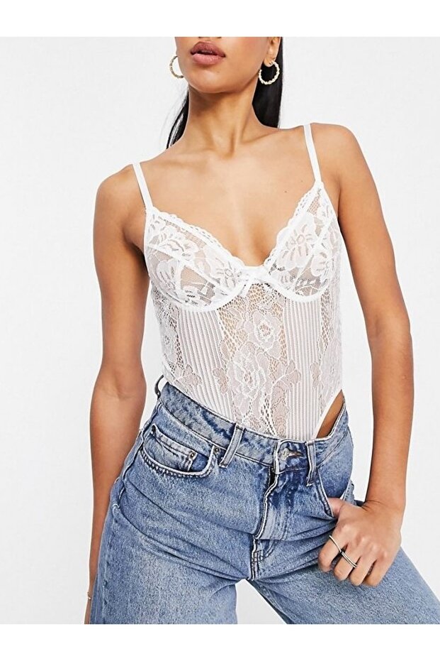 White Rush Bodysuit - 1