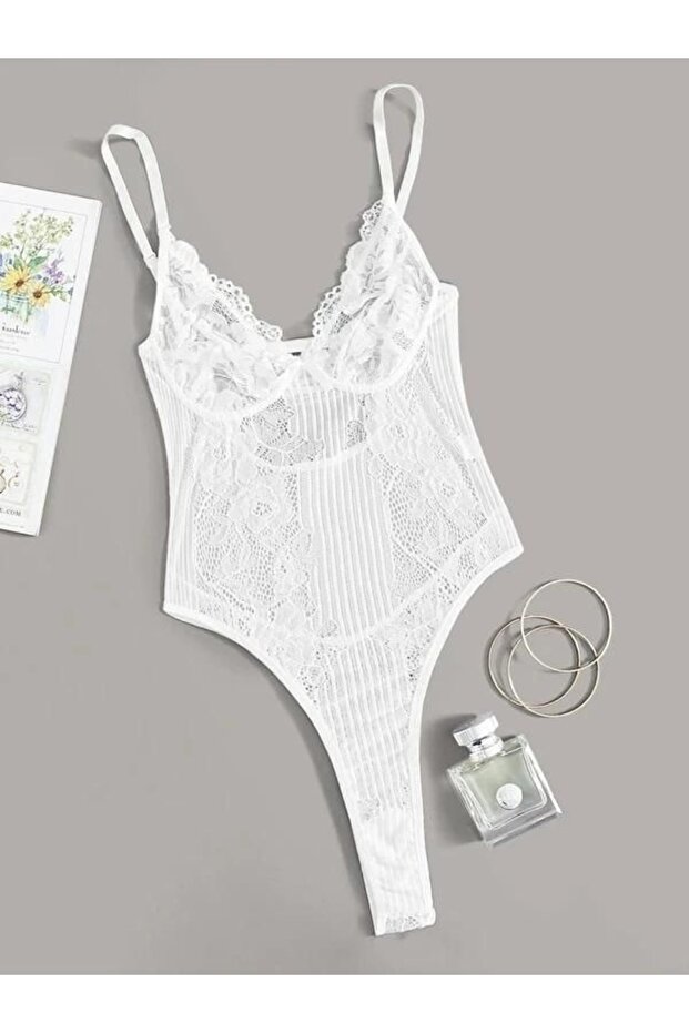 White Rush Bodysuit - 5