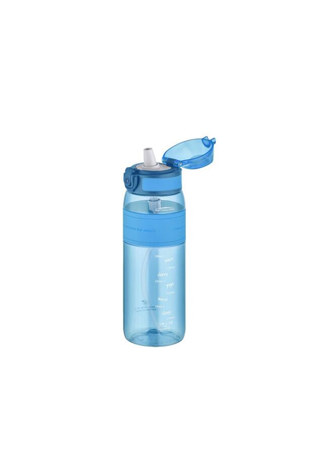 4106 600ml Flask with Straw Blue