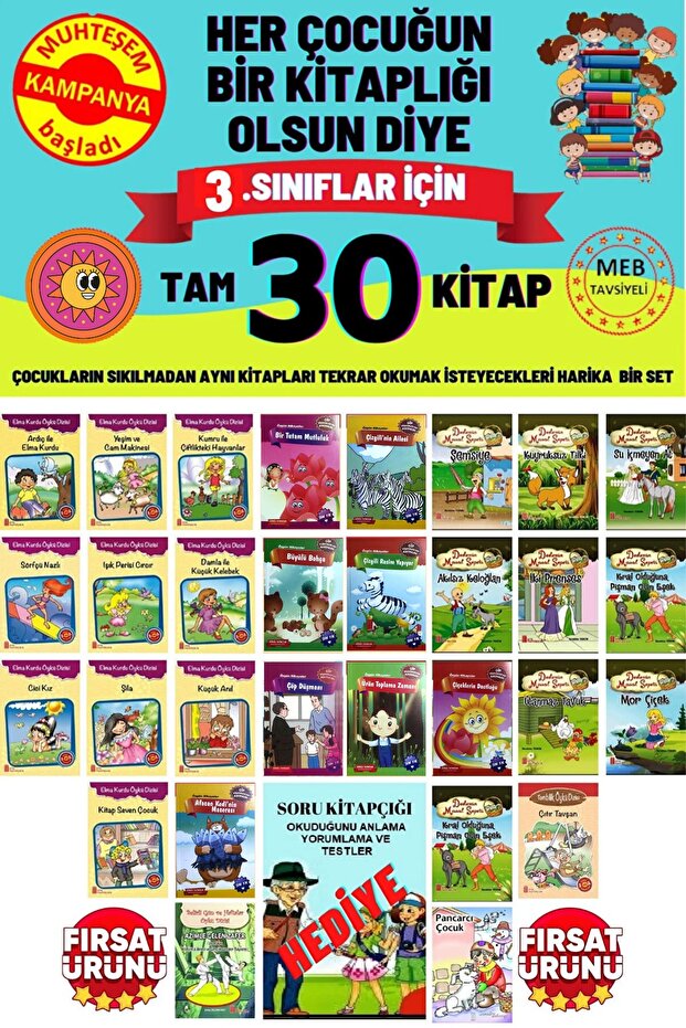 3.sınıflar Için Hikaye Kitabı Seti