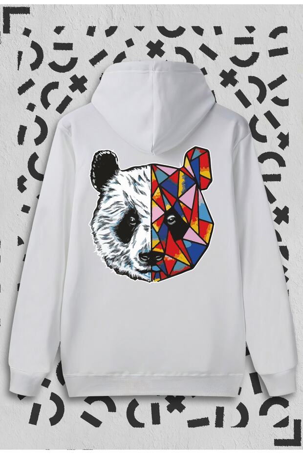 Unisex White Stay True Tokyo Panda Sweatshirt
