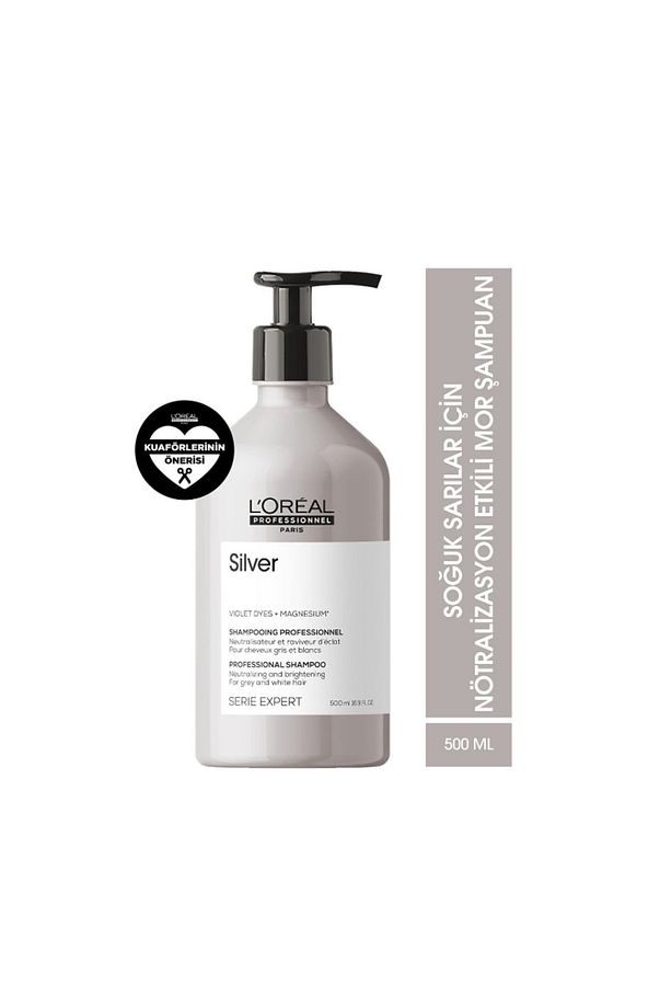 Serie Expert Silver Anti Orange And Yellow Shampoo 500 Ml - 1