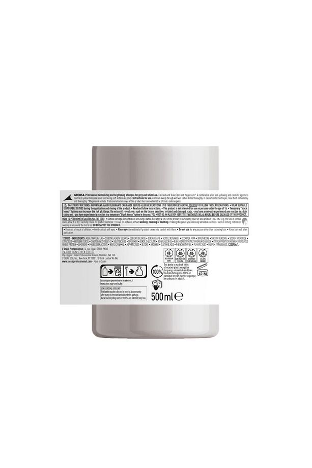 Serie Expert Silver Anti Orange And Yellow Shampoo 500 Ml - 3