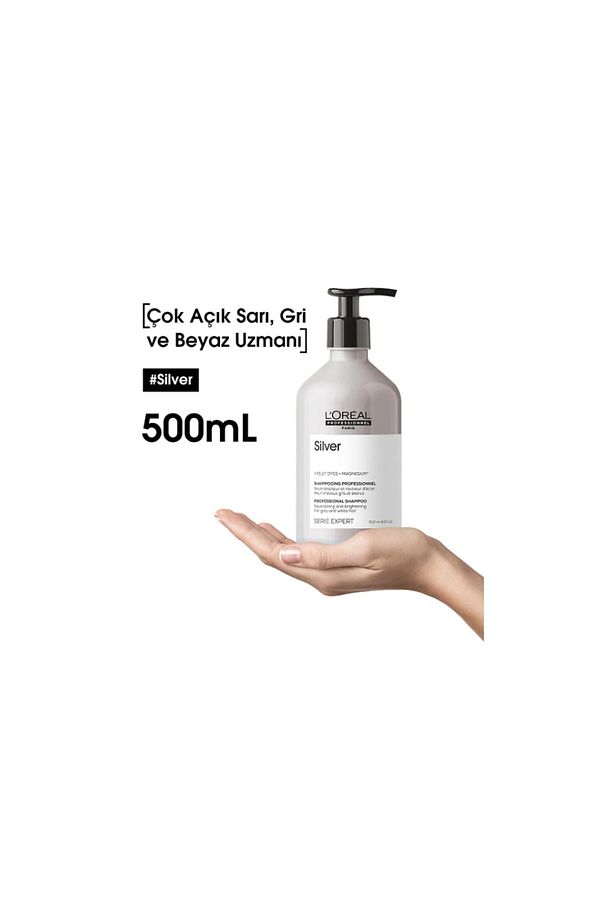 Serie Expert Silver Anti Orange And Yellow Shampoo 500 Ml - 7