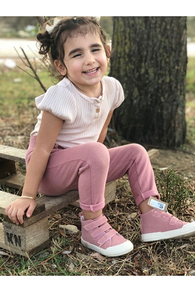 Pembe - Naru Işıklı Spor Sneaker Bot - 4