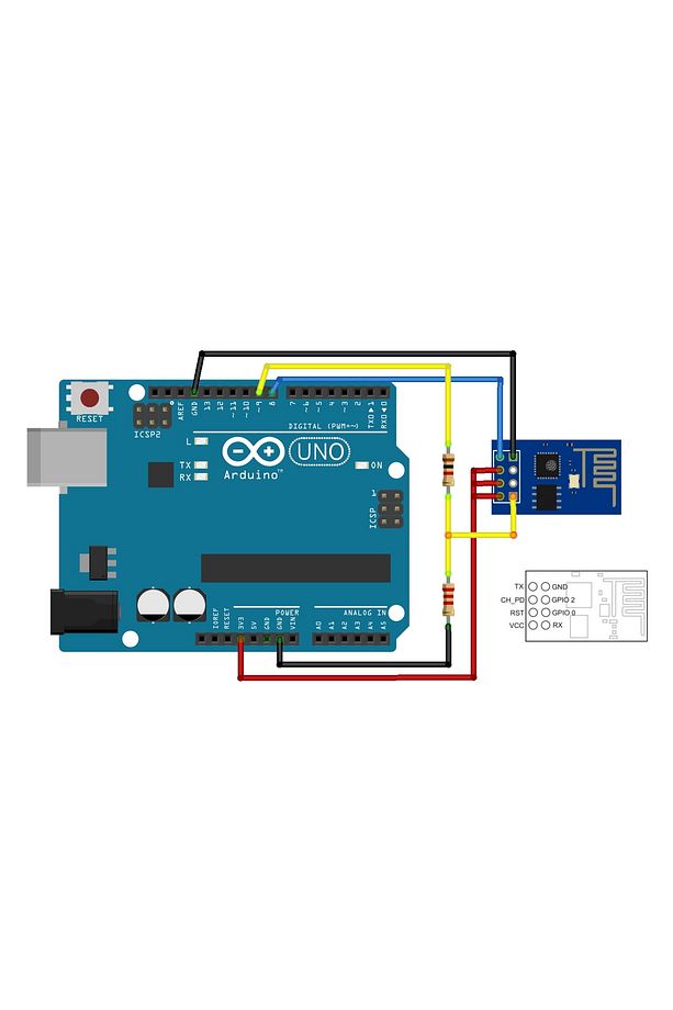 Esp-01 Esp8266 Wıfı Modül Arduino Kablosuz Internet Modülü Iot - 8
