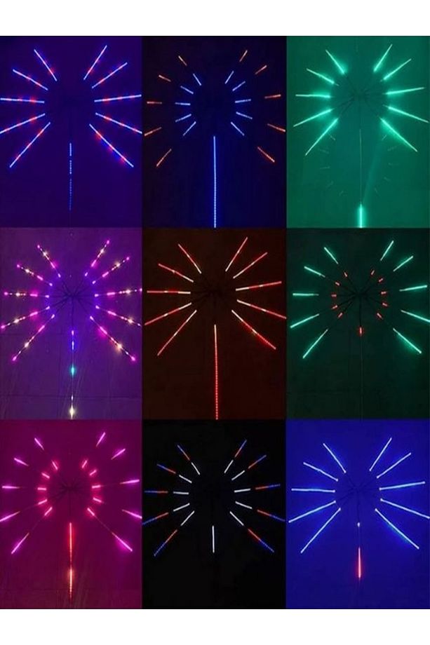Rgb Sese Duyarlı Bluetootlu Ekolayzer Usb Girişli Gökkuşağı Led - 6