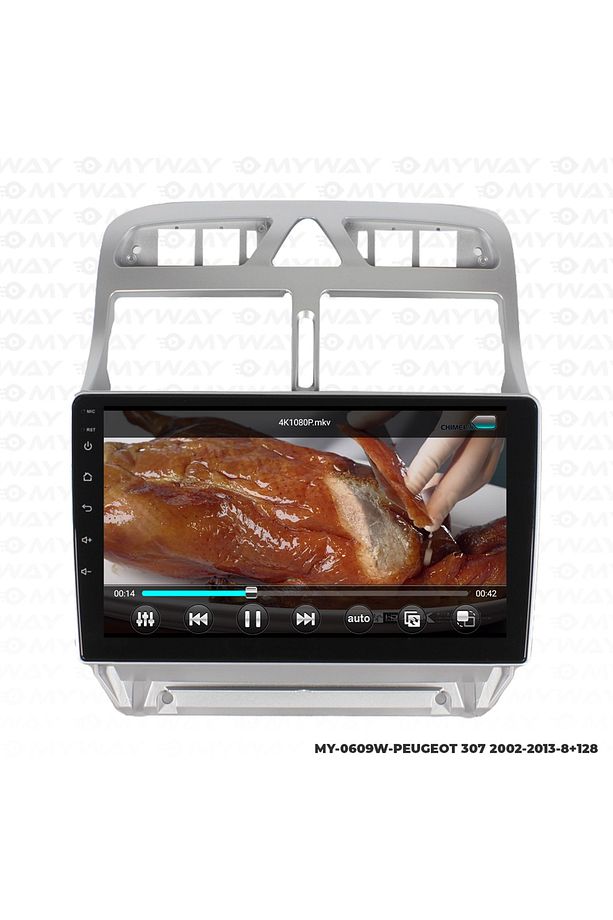 Peugeot 307 Android Carplay Navigasyon Multimedya Ekran-8gb Ram - 1