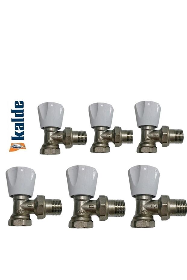 Hafif Tip Köşe Radyatör Vanası 6 Adet - 1