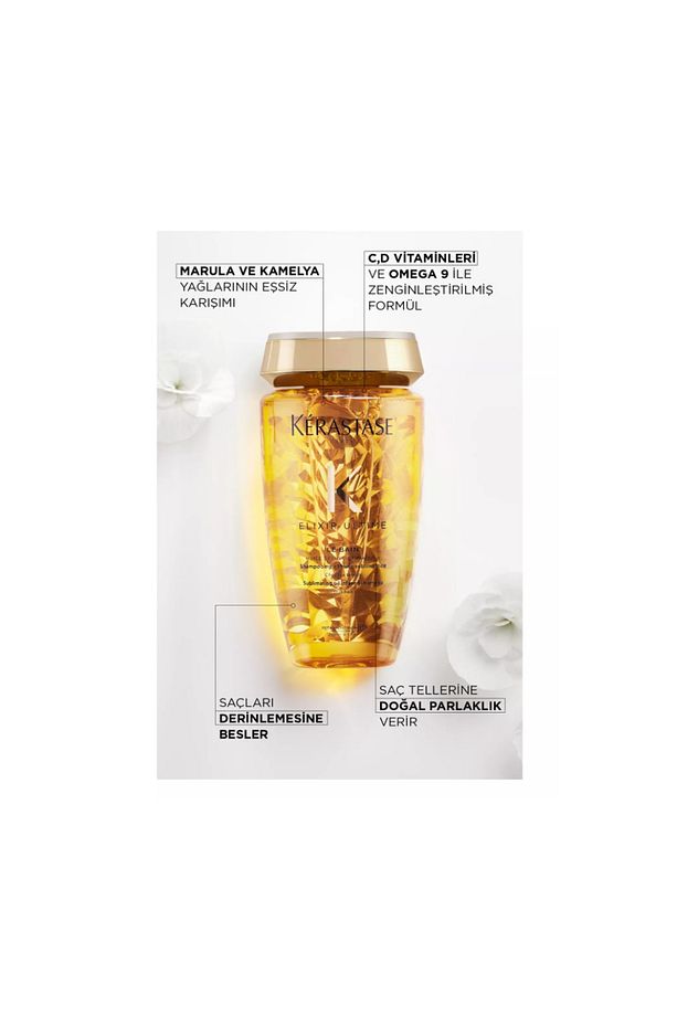 Elixir Ultime Le Bain Parlak Saçlar Için Argan Yağlı Şampuan 250 Ml - 4