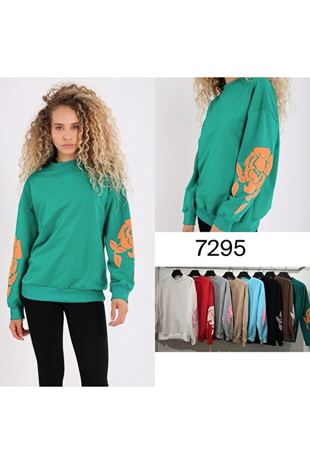 Hanorac verde mentă - 1