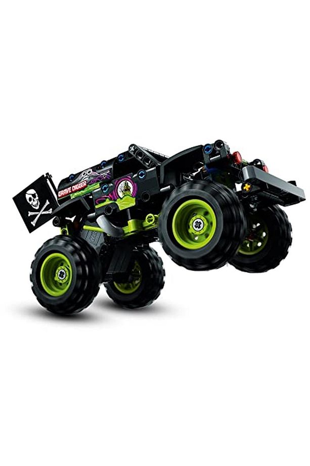 ® Technic Monster Jam® Grave Digger® 42118 - Çocuklar Için Canavar Kamyon Oyuncak Yapım Seti (21 - 2