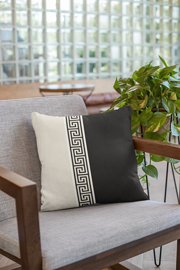 43x43cm Premium Thai Feather Double Sided Throw Pillow Pillowcase Woven Stain Resistant Fabric Avangard Krl146