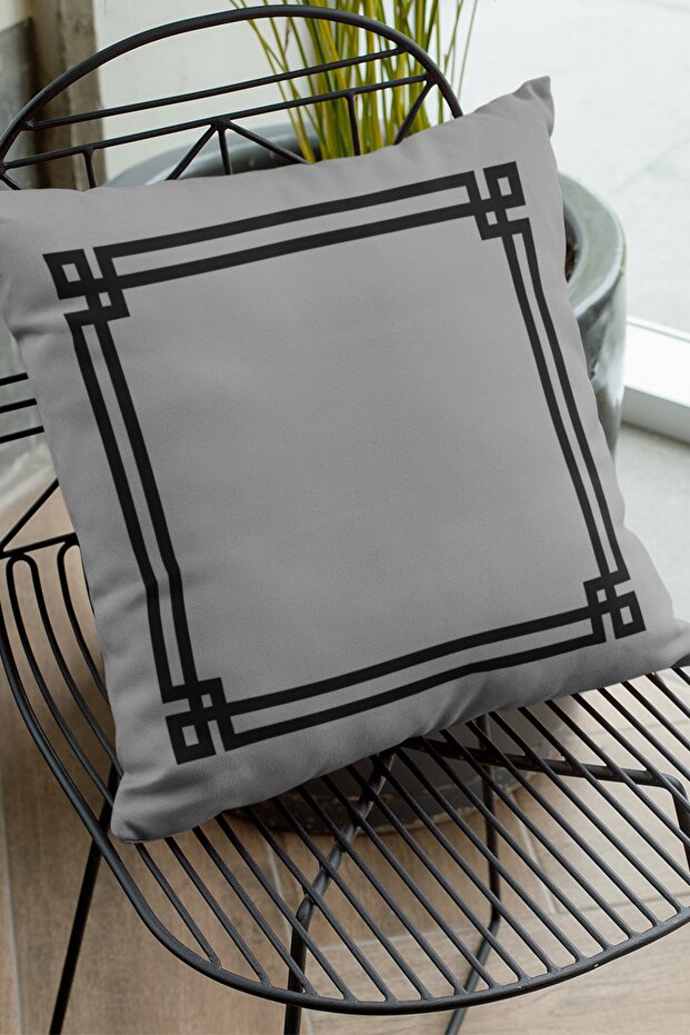 43x43cm Premium Thai Feather Woven Fabric Framed Double Sided Throw Pillow Pillow Case Krl279