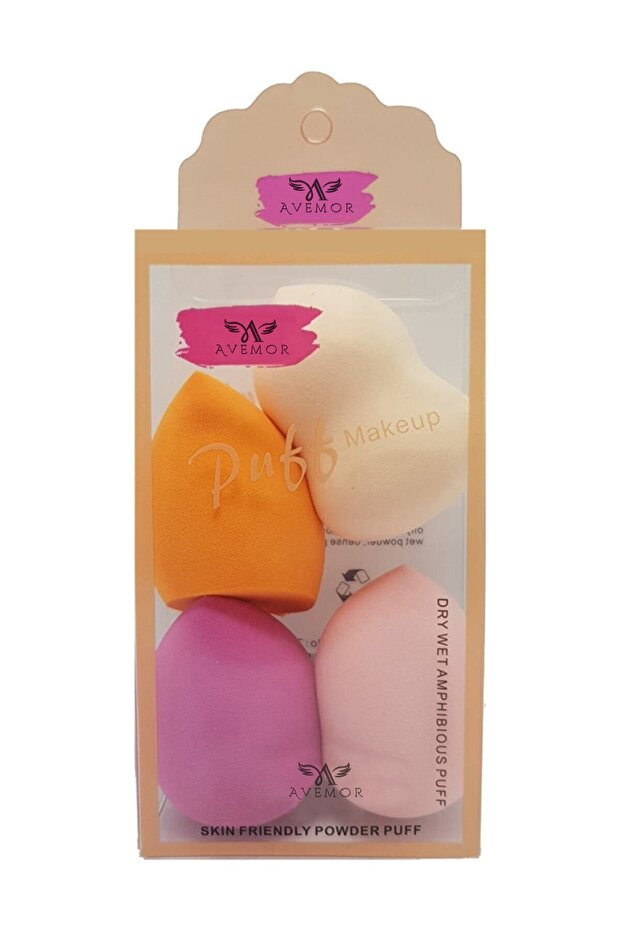 4'lü Makyaj Süngeri - 1