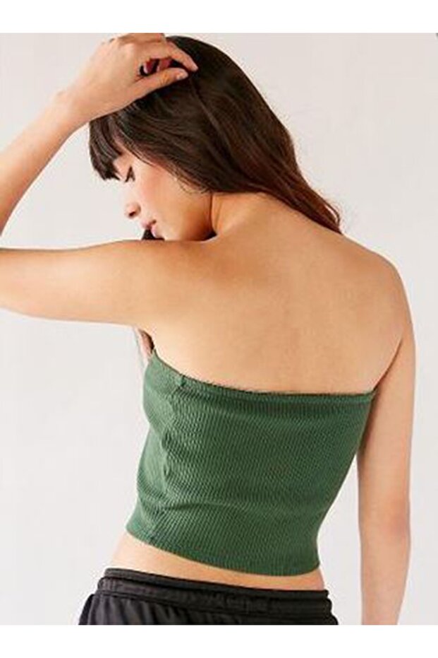 Στράπλες μπλούζα σωλήνα - 1