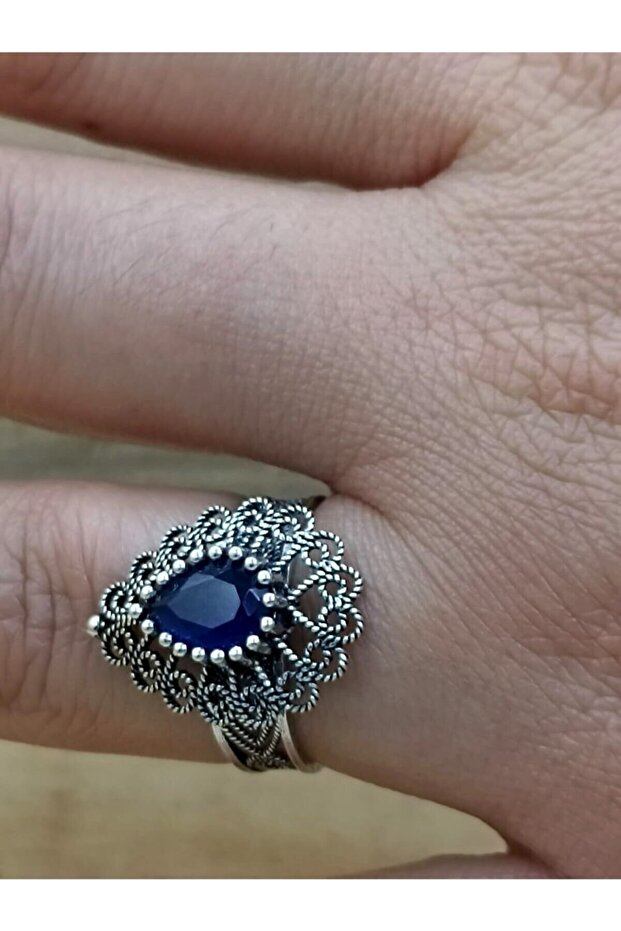 Damla Model Telkari Gümüş Yüzük - 2