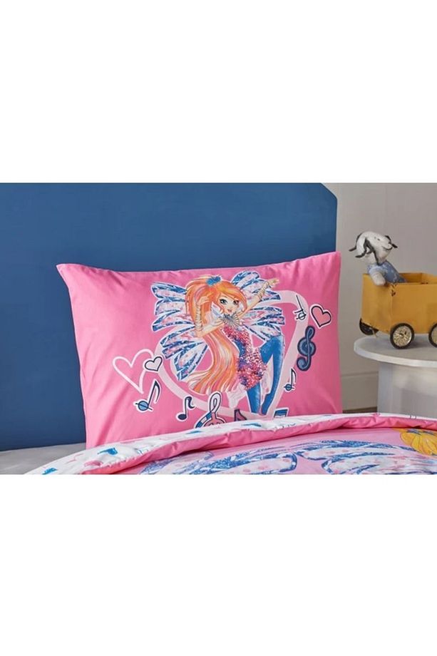 Lisanslı Winx Nevresim Seti Tek Kişilik - Pembe - 2