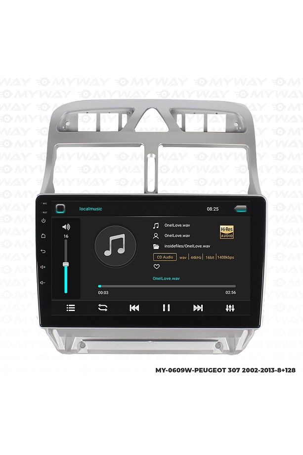 Peugeot 307 Android Carplay Navigasyon Multimedya Ekran-8gb Ram - 2